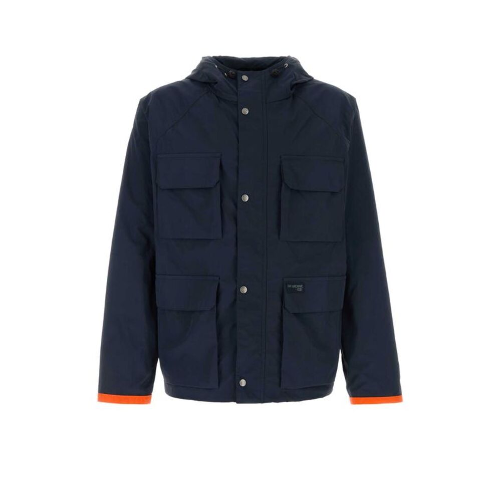 Fay Men Navy Blue Nylon Windbreaker